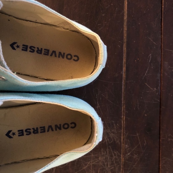 Converse All Star Chuck Taylor Low Top Men 7 Women 9 Sea Foam Green - Picture 5 of 8